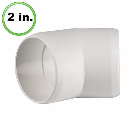 Circo Innovations 2 in. 45 Degree Furniture Grade PVC Fitting 146-F